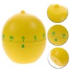 KICHOUSE Mechanical Lemon Shape Timer Easy to Use Countdown Timer