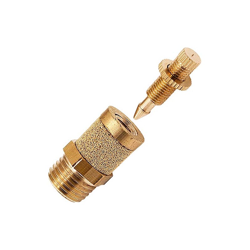 Vixen Air 1/4" NPT Dump/Slowdown/Silencer Flow Control Valve For Suspension