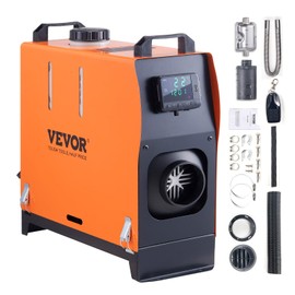VEVOR Diesel Air Heater, 12V 5KW All-on-one Diesel Heater with Remote Control and LCD, 5L Fuel Tank Portable Diesel Parking Heater, Rapid Heating for RV Trailer Camper Van Boat