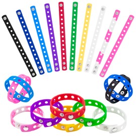 Stuffed 20 PCS Croc Bracelet Band, Silicone Charm Bracelet for Kids, Croc Charm Bracelets in Bulk, Perfect Toys Gifts for Students Birthday Gift, Kids Gifts, Party