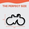 Bicycle Cookie Cutter with Easy Push Design