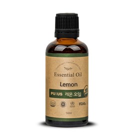Pure's Organic Aroma Lemon Face Essential Oil 50ml / 퓨어스 유기농 아로마 레몬 페이스 에센셜 오일 50ml
