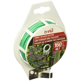 Bond 1161 160-Foot Gardening Twist Tie Spool With Cutter