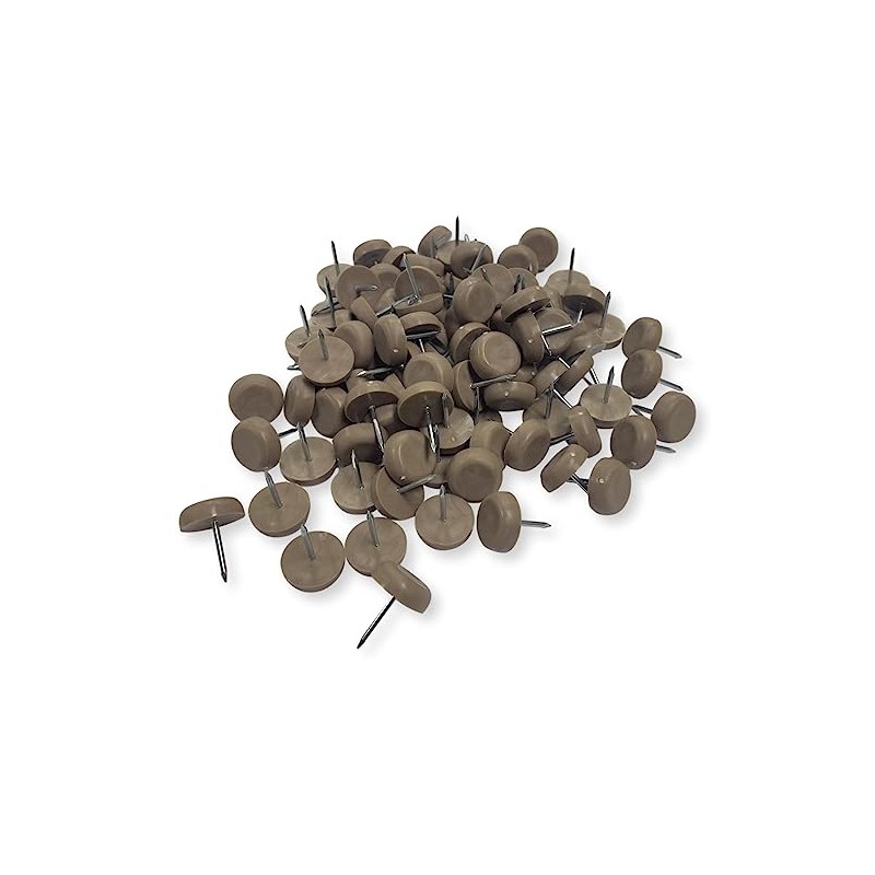 3/4" Inch Furniture Nail Glides Hardwood Floors Nylon Protectors 18mm