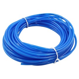 Coufce Pneumatic Tubing Pipe 1/8" OD PU Polyurethane Air Line Blue Nylon Air Brake Hose 32.8 FT