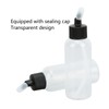 10Pcs Hair Oil Bottle 60ml Leakproof High Temperature Resistant Transparent
