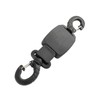 ABYSSTAR Stainless Steel Retractor with Carabiner Hook and Lead -