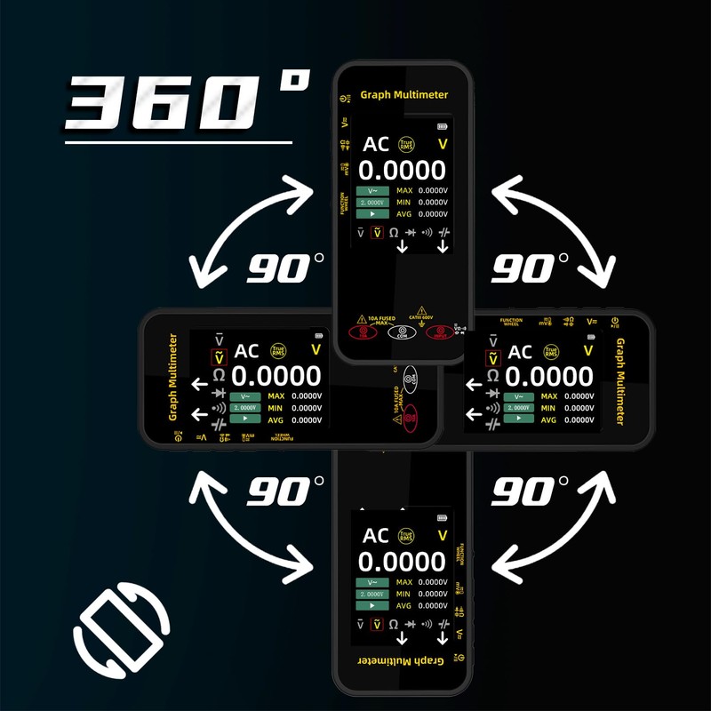BSIDE S500 Digital Multimeter 20000 Counts Graphical Multimeter TRMS 1000V