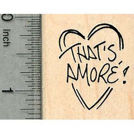 That's Amore Rubber Stamp, Valentine's Day Series, Love