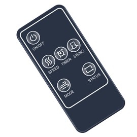 ZWP Replacement Remote Control for Uthfy 41" Quiet Bladeless Floor Fan HY-1051