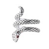 DJMANMENGG Iguro Obanai Mask Snake Ring Anime Cosplay Demon Mask