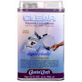 Environmental Technology 34032 Clear Casting Resin With Catalyst 32 Ounce