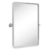 TEHOME 20x30'' Chrome Pivot Mirror Rectangle Bathroom Vanity Mirror Chrome