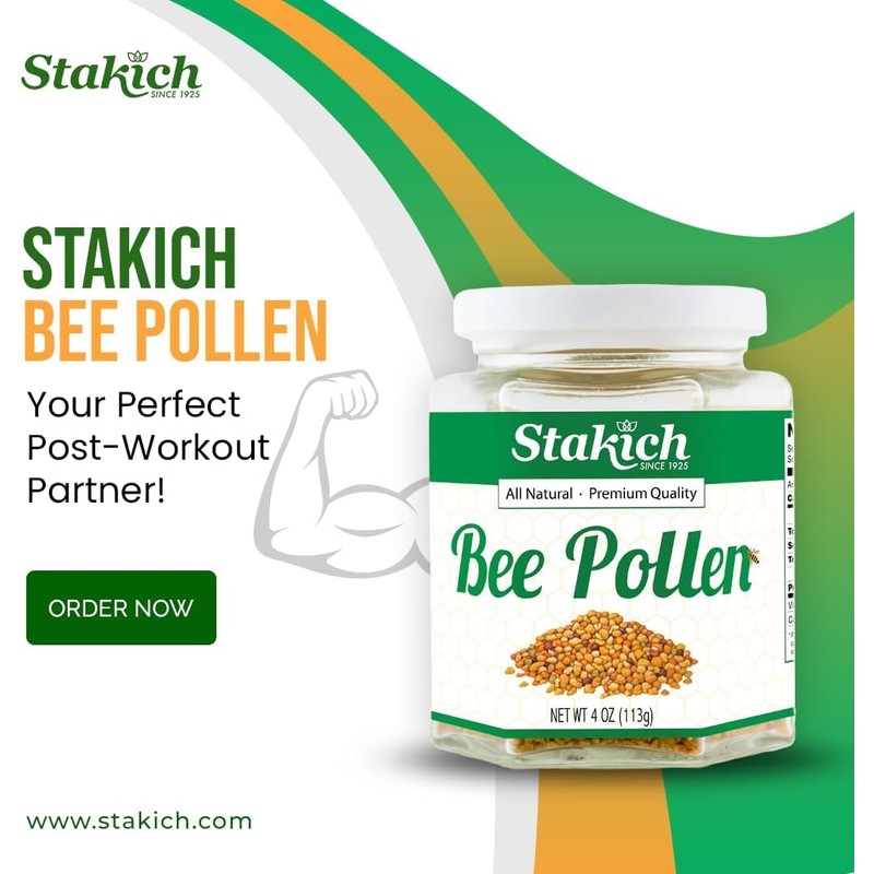 Stakich Bee Pollen (2 Pound (Pack of 1))
