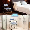 NnsZenith 3 in 1 Bedside Commode Chair and Shower Chair
