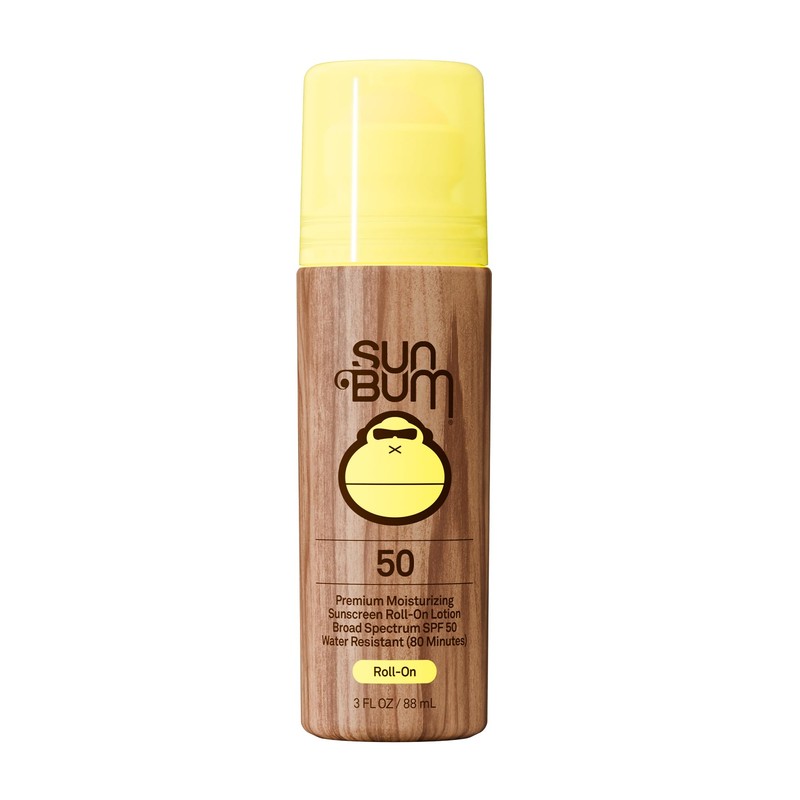 Sun Bum Original SPF 50 Sunscreen Roll-On Lotion Vegan and