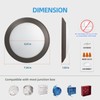 ECOELER 6" Flush Mount Disk Light, Dimmable LED Surface Mount