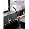 WEWE Touchless Kitchen Faucet with Pull Down Sprayer - Motion