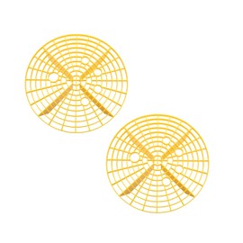 Sedmoon Car Wash Bucket Insert Dirt Guard Insert Fits 12 Inch Diameter Bucket or 3-5 Gallon Bucket (2, Yellow)