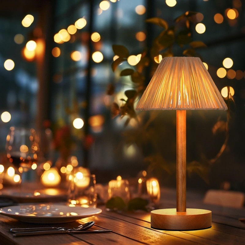 Bedside Lamp for Bedroom Decor - Dimmable Touch Table Lamp,