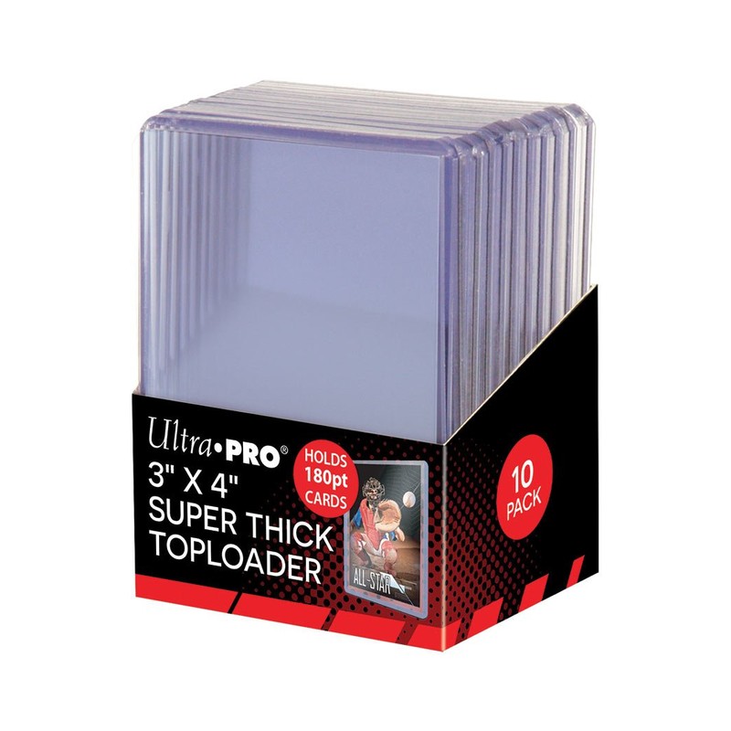 Ultra Pro 3 x 4 Pulgadas, supergrueso 180PT Toploader, policloruro