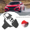 Carbon Fiber Steering Wheel Button Switch Panel Trim Cover Fits