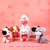 Niceup 20Pcs 4.5in Kids Mini Stuffed Dogs Puppies Bulk Adopt