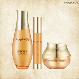 Suryuhan 수려한 2025 NEW 발효 효윤 진 기초세트(스킨/앰플/크림) Elegant 2025 NEW Fermented Hyun Jin Skincare Set (Skin/Ample/Cream)