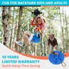 HOKINETY Zip Line Kit for Kids Adults : 100FT Up