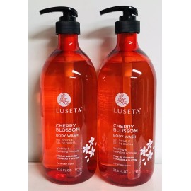 Luseta 2-Pack Luseta ~ Cherry Blossom Hydrating & Soothing Body Wash 33.8 fl oz Each