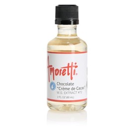 Amoretti - Chocolate Creme de Cacao Extract Water Soluble 2 oz - Highly Concentrated & Perfect For Pastry, Savory, Brewing, and more, Preservative Free, Vegan, Kosher Pareve, Keto Friendly