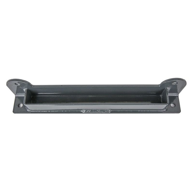 ZD-XL Steel Anthracite RAL 7016 Gate Stop, Stop Square, Strike