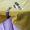iplusmile 8pcs Stainless Steel Trapezoidal Tablecloth Holders One Design for
