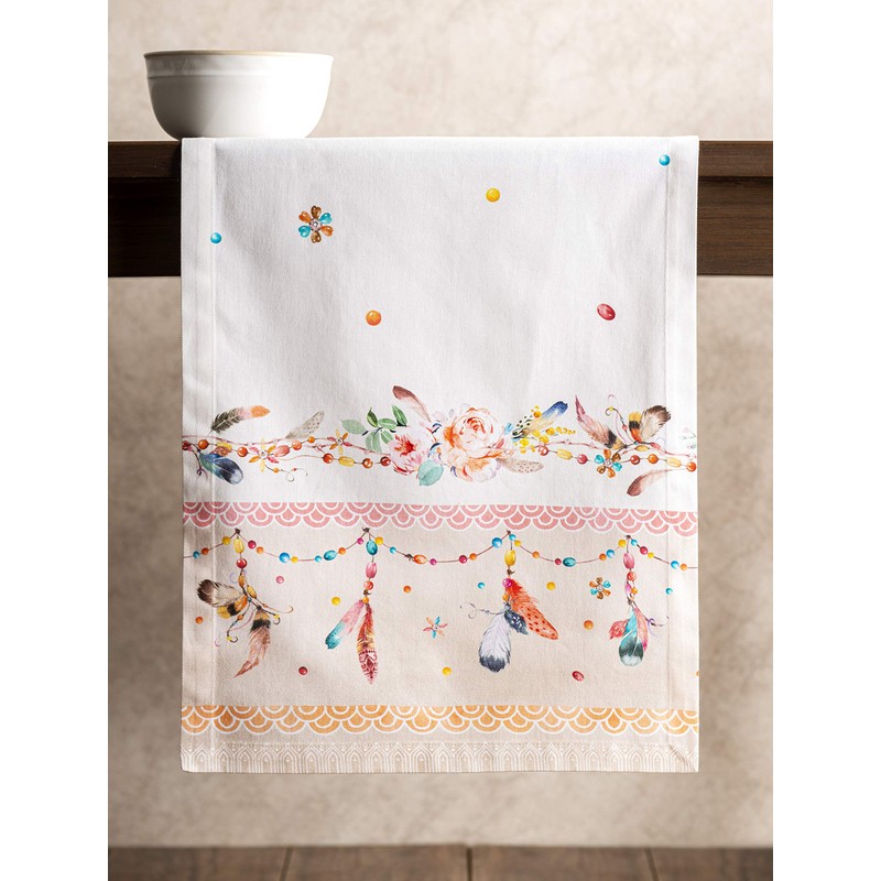 Maison d' Hermine Tablerunner 100% Cotton Decorative Washable Table Runners