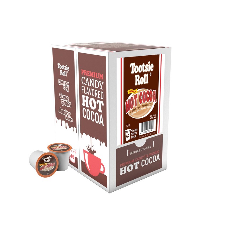 Tootsie Roll Hot Cocoa, Premium Creamy Hot Chocolate Pods, Compatible