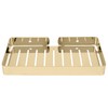 Wall Mount Stainless Steel Soap Holder Drain Rack Shelf for