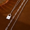 ASCOMY Layered Necklaces for Women Dainty Silver Necklaces 14K Silver