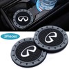 Slicone Car Cup Holder Coaster, Auto Cup Holder Insert Coaster