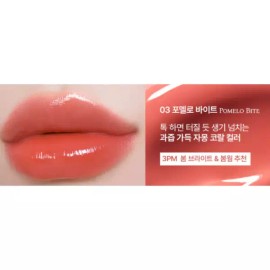 Rumir 루미르 원콧 글로우 립틴트 03 3PM 포멜로바이트 X2개 LUMIR One Coat Glow Lip Tint 03 3PM Pomelo Bite X2