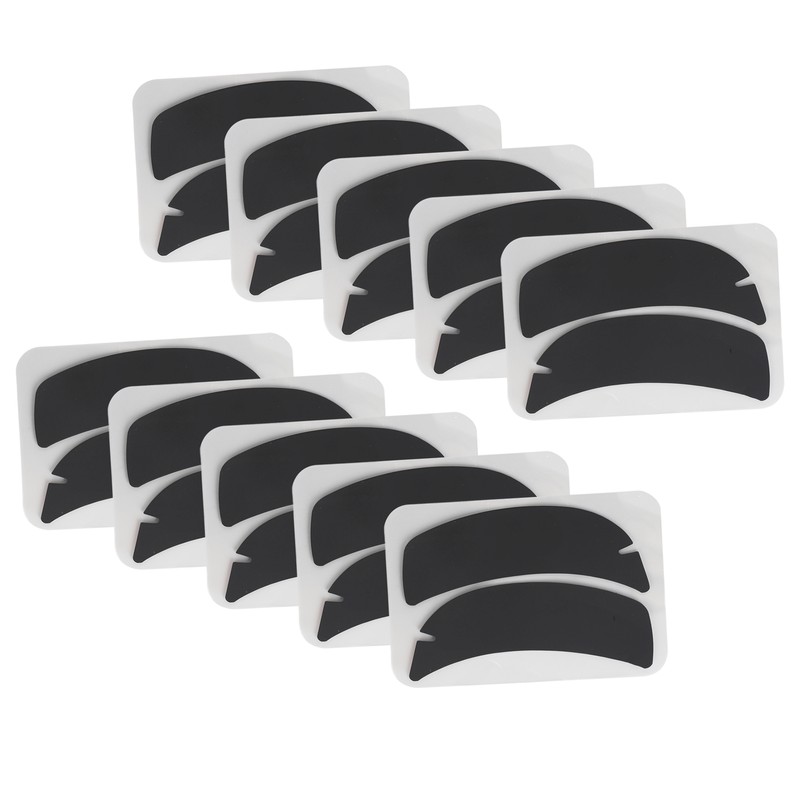 10 Pairs Eyelash Extension Under Eye Gel Pads Notch Flexible