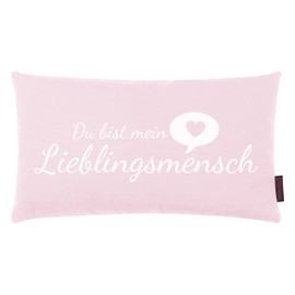 Magma Heimtex “Lieblingsmensch” Favourite Person Cushion 30 x 50 cm Made in Germany, 30x50cm