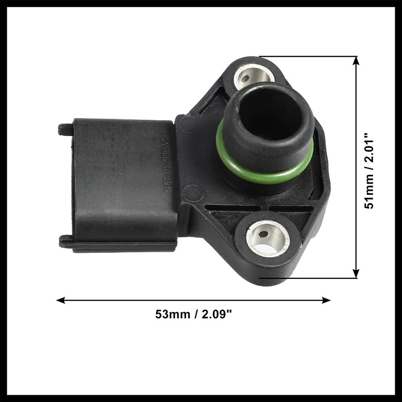 Hihaha Intake Pressure MAP Sensor for HYUNDAI 39300-2A600 Plastic Metal