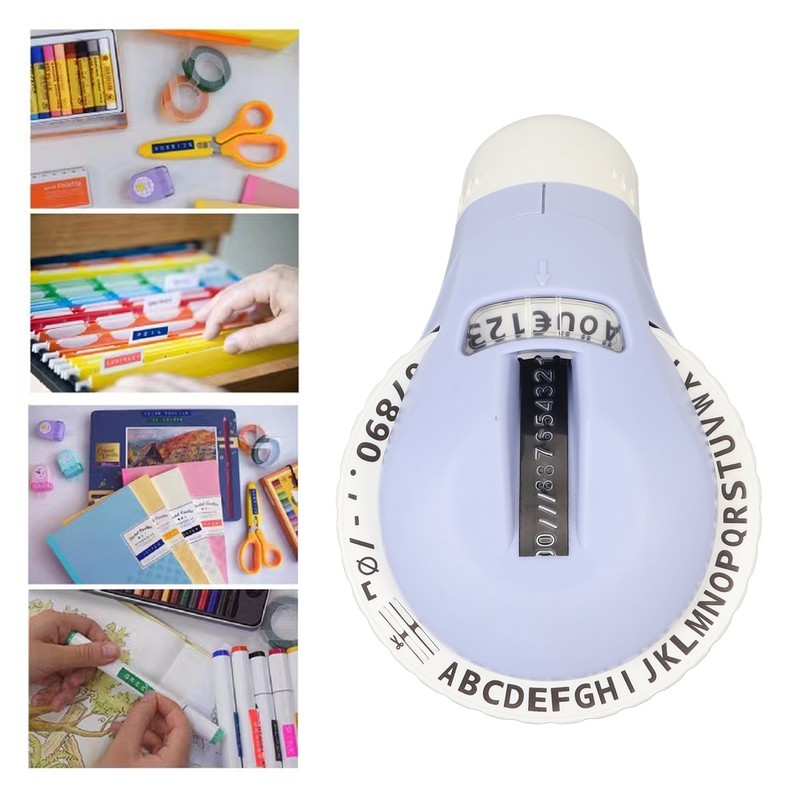 Embossing Label Maker 47 Printable Characters 600dpi Easy Control Label