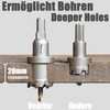 Vearter 94 mm Carbide Hole Saw, Hole Drill Bit with