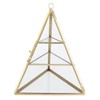 Jewelry Storage Rack Pyramid Shape 3 Layers Decorative Display Stand