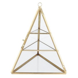 Jewelry Storage Rack Pyramid Shape 3 Layers Decorative Display Stand for Earrings Necklaces Bracelets