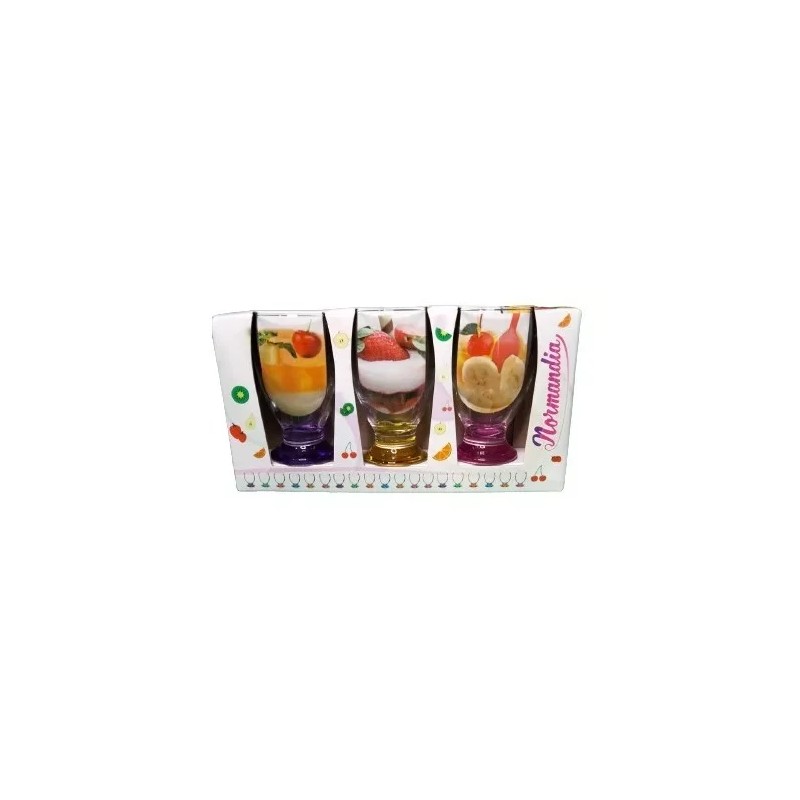 Like Shop Set De Copas Normandina 3 Pzas