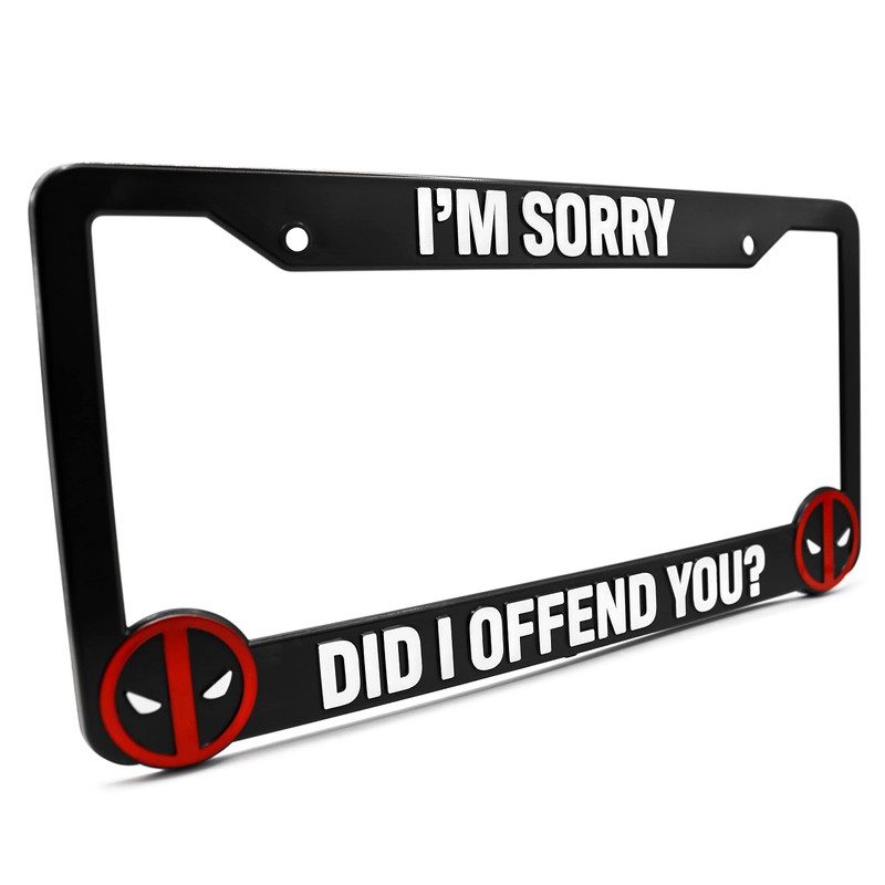 Did I Offend You? for Deadpool License Plate Frame