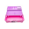 Santul 6239 Caja Vanity, 14 pulgadas, morada/rosa