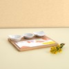 Quid Kaleido Bamboo Ceramic Snack Board, 23 x 19.5 x